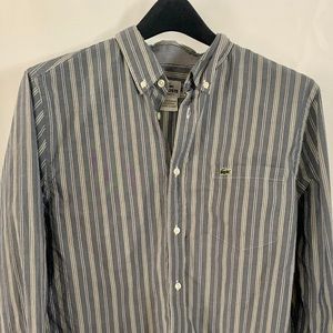 Lacoste Men’s Striped Oxford button down shirt